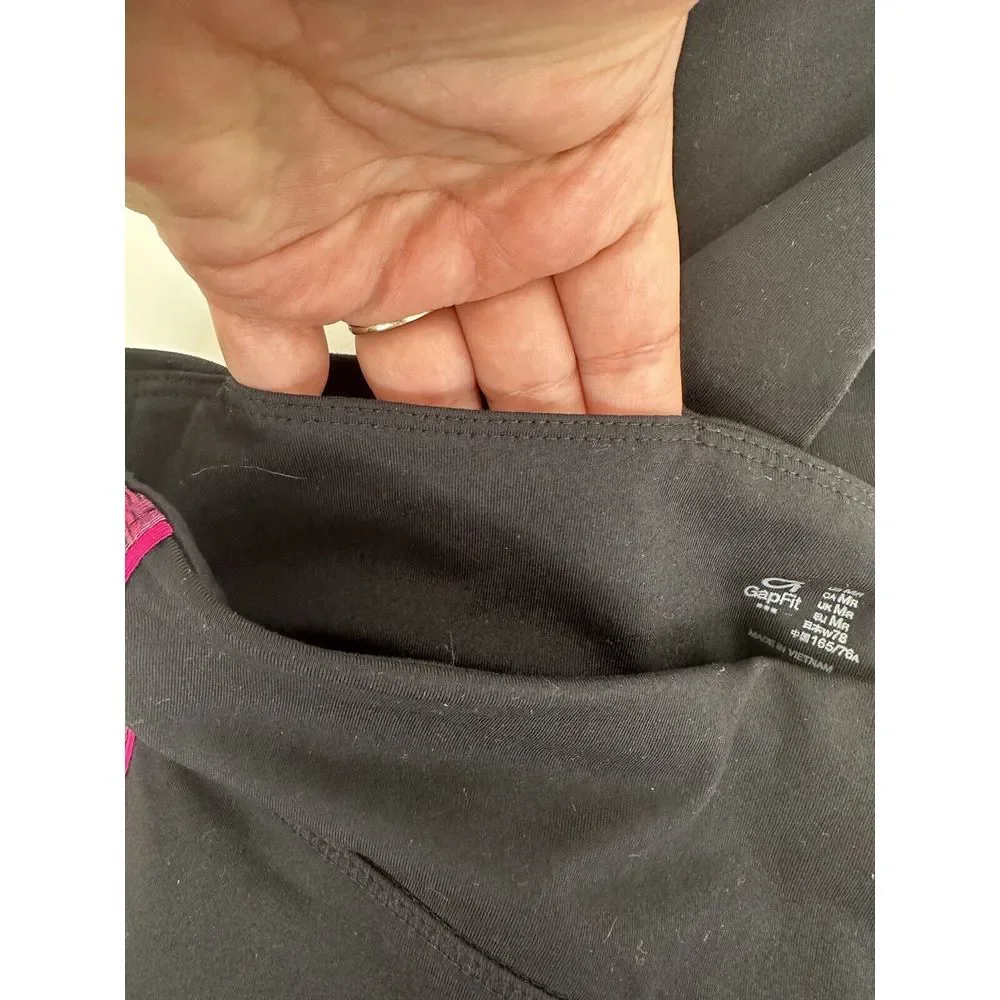 Gap Fit Leggings Women's Medium Active Stretch Gym Yoga Athleisure Running Black